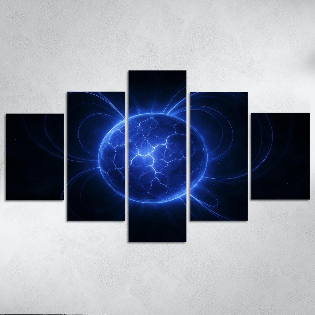 Magnetar Starquakes And Twisted Magnetic Skies oil paintings frame