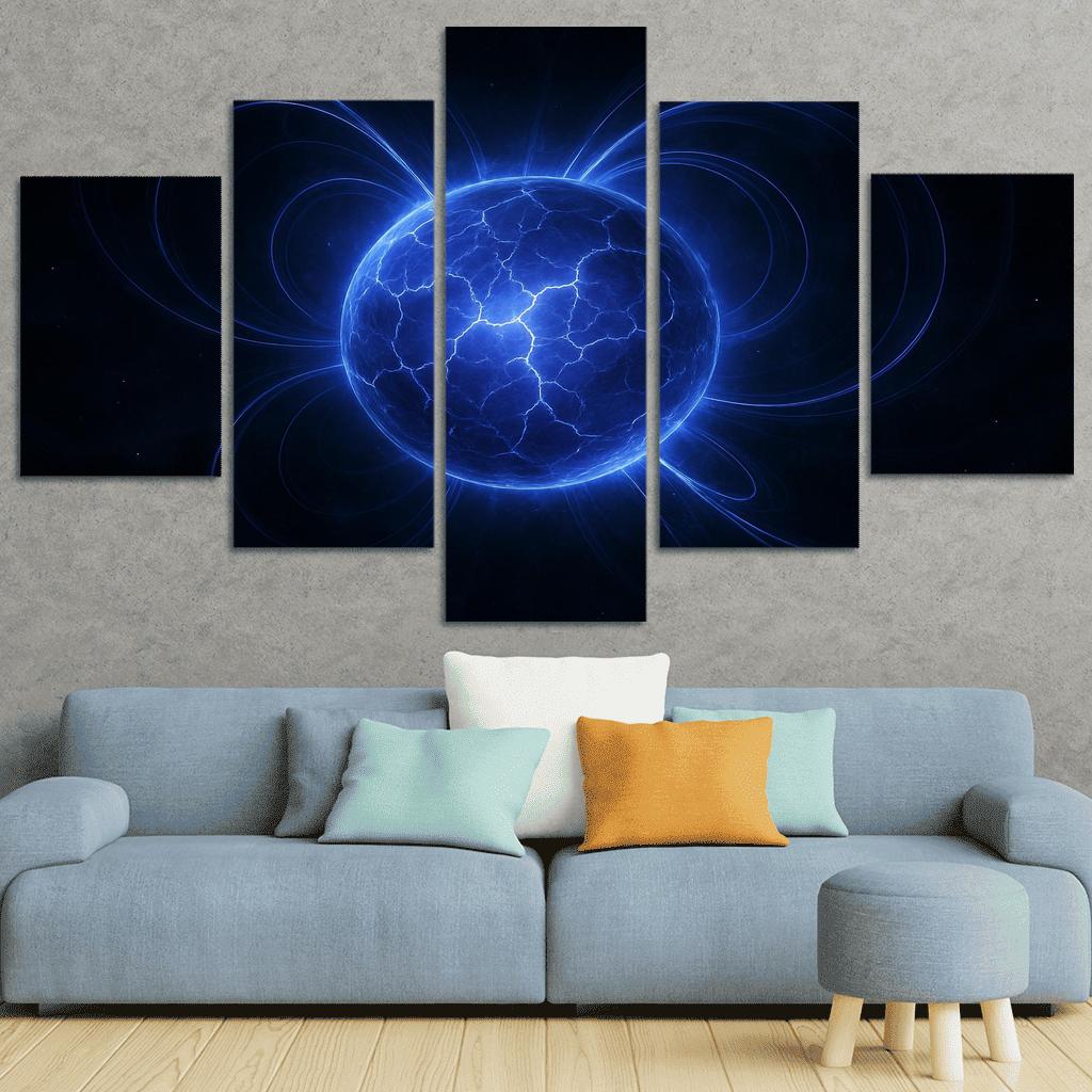 Magnetar Starquakes And Twisted Magnetic Skies oil paintings frame