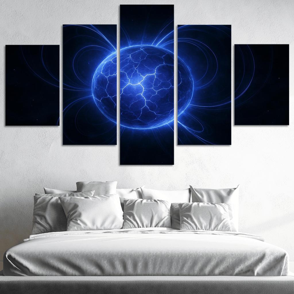 Magnetar Starquakes And Twisted Magnetic Skies oil paintings frame