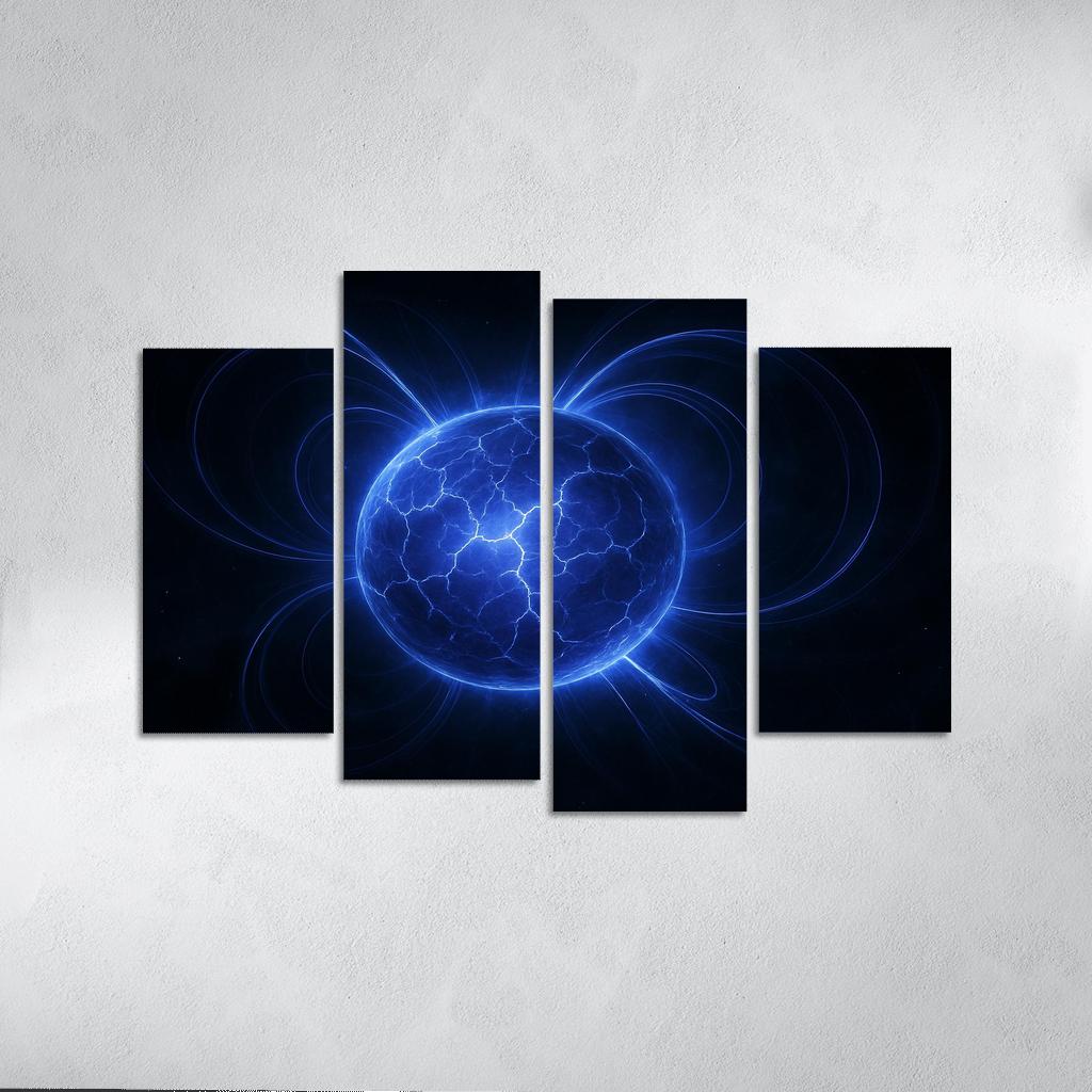 Magnetar Starquakes And Twisted Magnetic Skies oil paintings frame