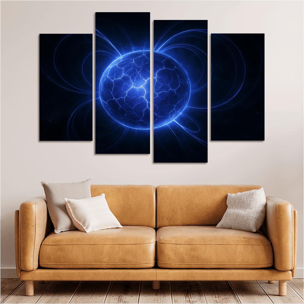 Magnetar Starquakes And Twisted Magnetic Skies oil paintings frame
