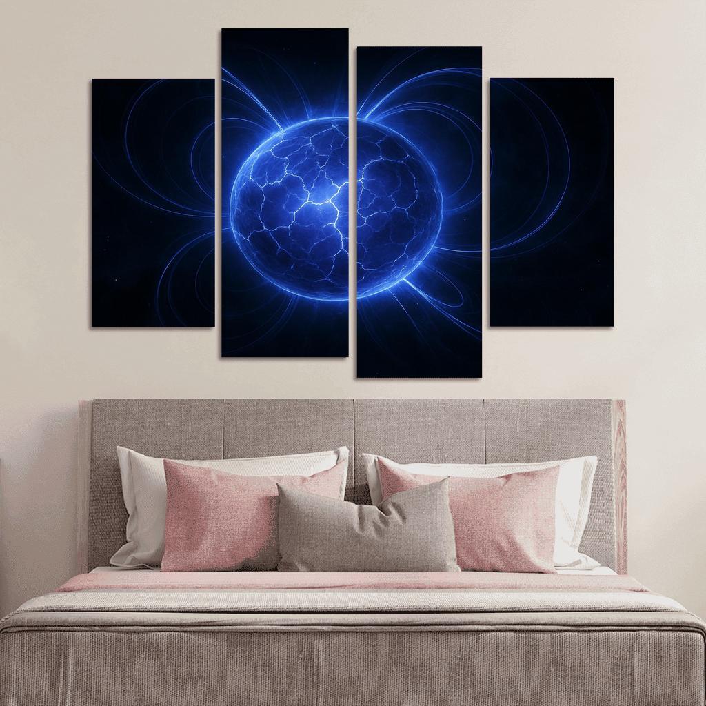 Magnetar Starquakes And Twisted Magnetic Skies oil paintings frame