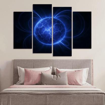 Magnetar Starquakes And Twisted Magnetic Skies oil paintings frame
