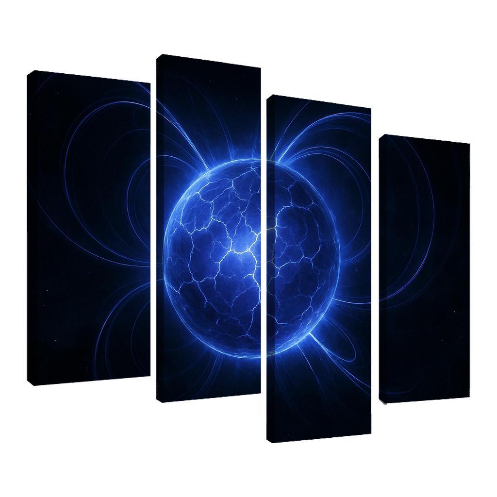 Magnetar Starquakes And Twisted Magnetic Skies oil paintings frame