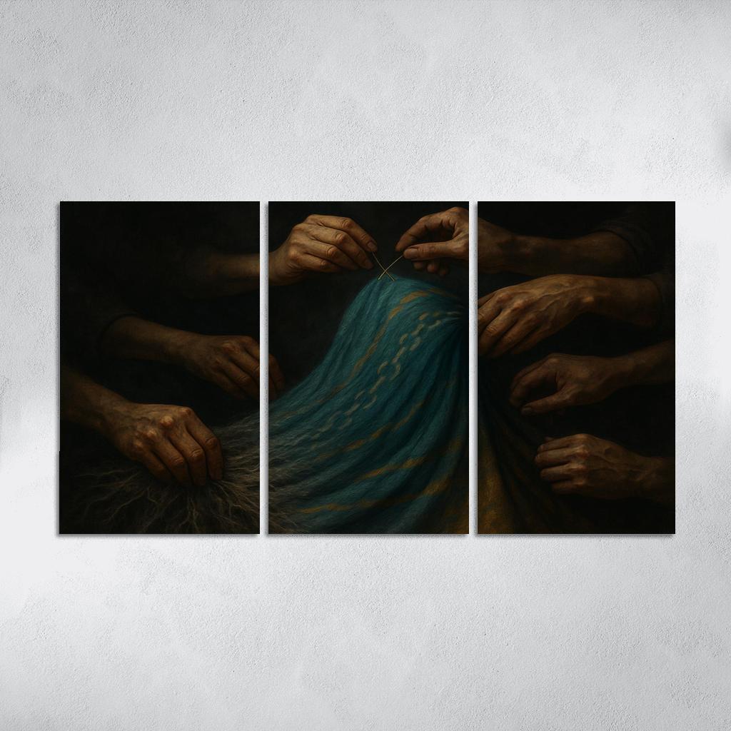 Threads Of Dignity Visual Advocacy Against Forced Labor premium artwork frames