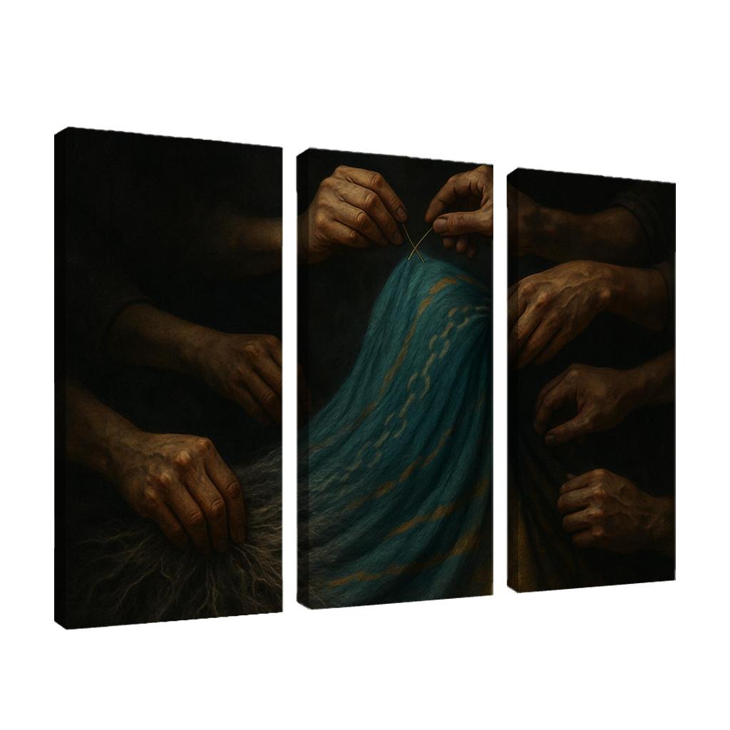 Threads Of Dignity Visual Advocacy Against Forced Labor premium artwork frames