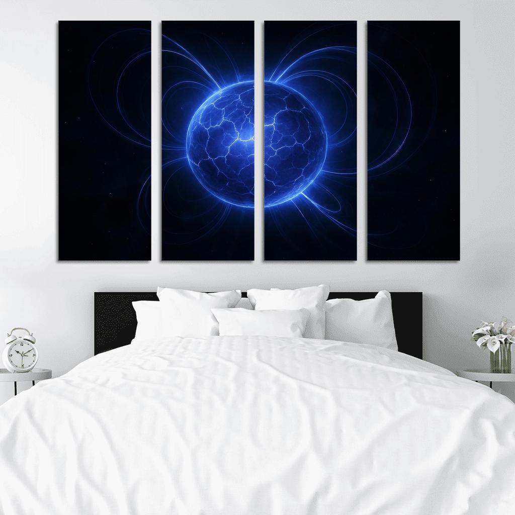 Magnetar Starquakes And Twisted Magnetic Skies oil paintings frame