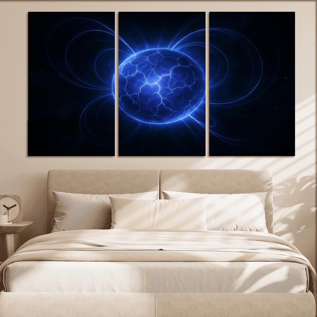 Magnetar Starquakes And Twisted Magnetic Skies oil paintings frame