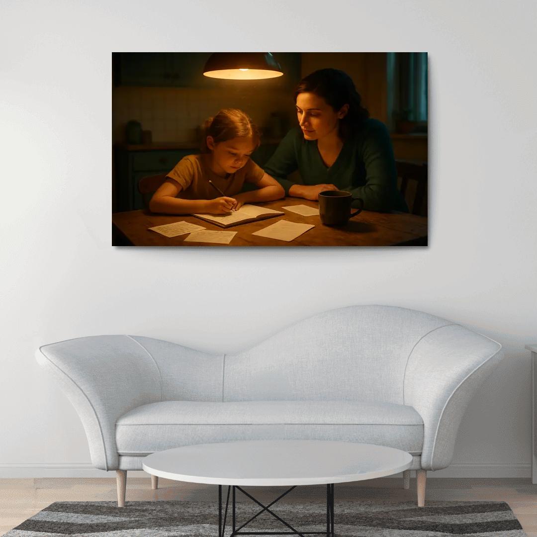 The Kitchen Table Constellations premium artwork frames