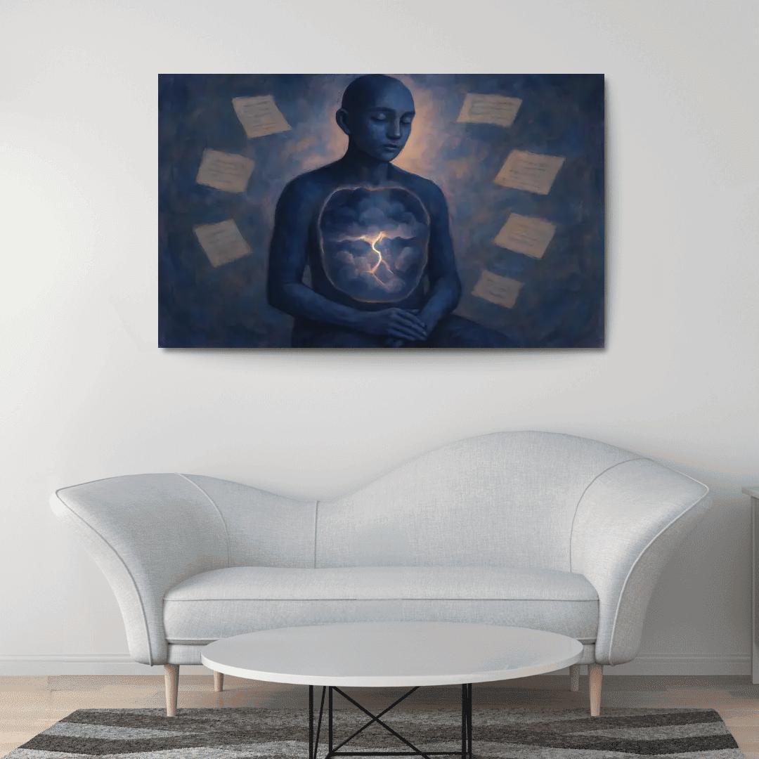 Quiet Storms Art For Mental Health And Emotional First Aid wall decor