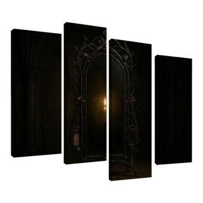 Iron Thorn Reliquary Mirror abstract paintings frame
