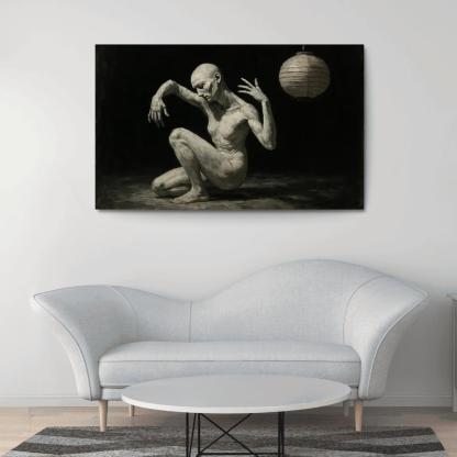 Butoh Reverie The Haunting Minimalism Of Postwar Japan canvas paintings frame