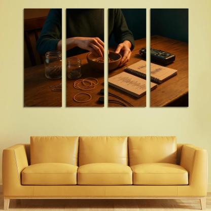 Analog Sound Mapping Create Music From Everyday Objects multi-panel paintings