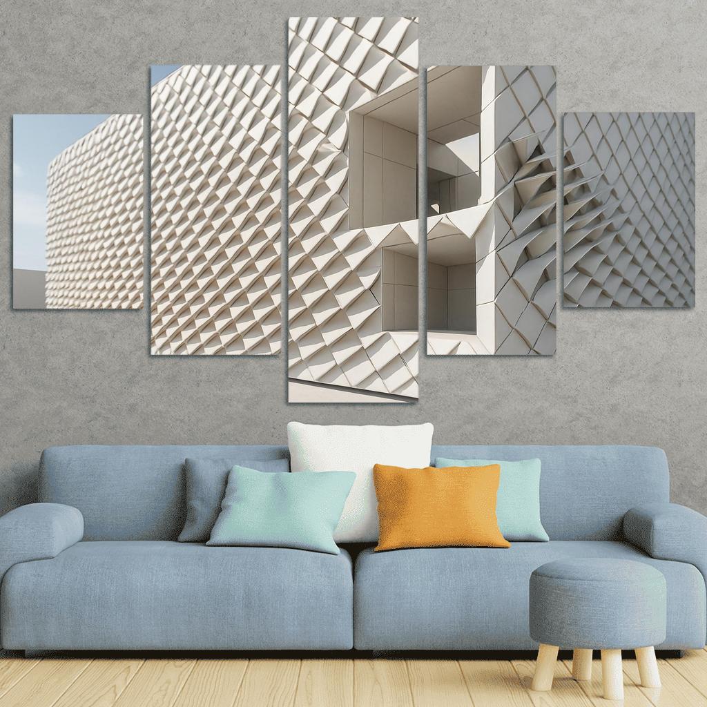 Adaptive Facade Kinetic Ceramic Loom one-piece frames