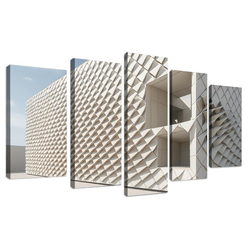 Adaptive Facade Kinetic Ceramic Loom one-piece frames