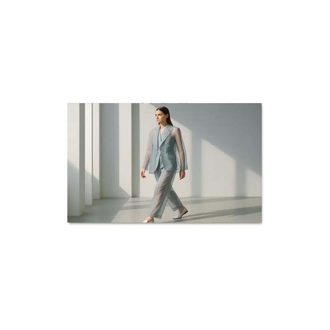 Sheer Layered Tailoring The Modern Airy Suit wall art