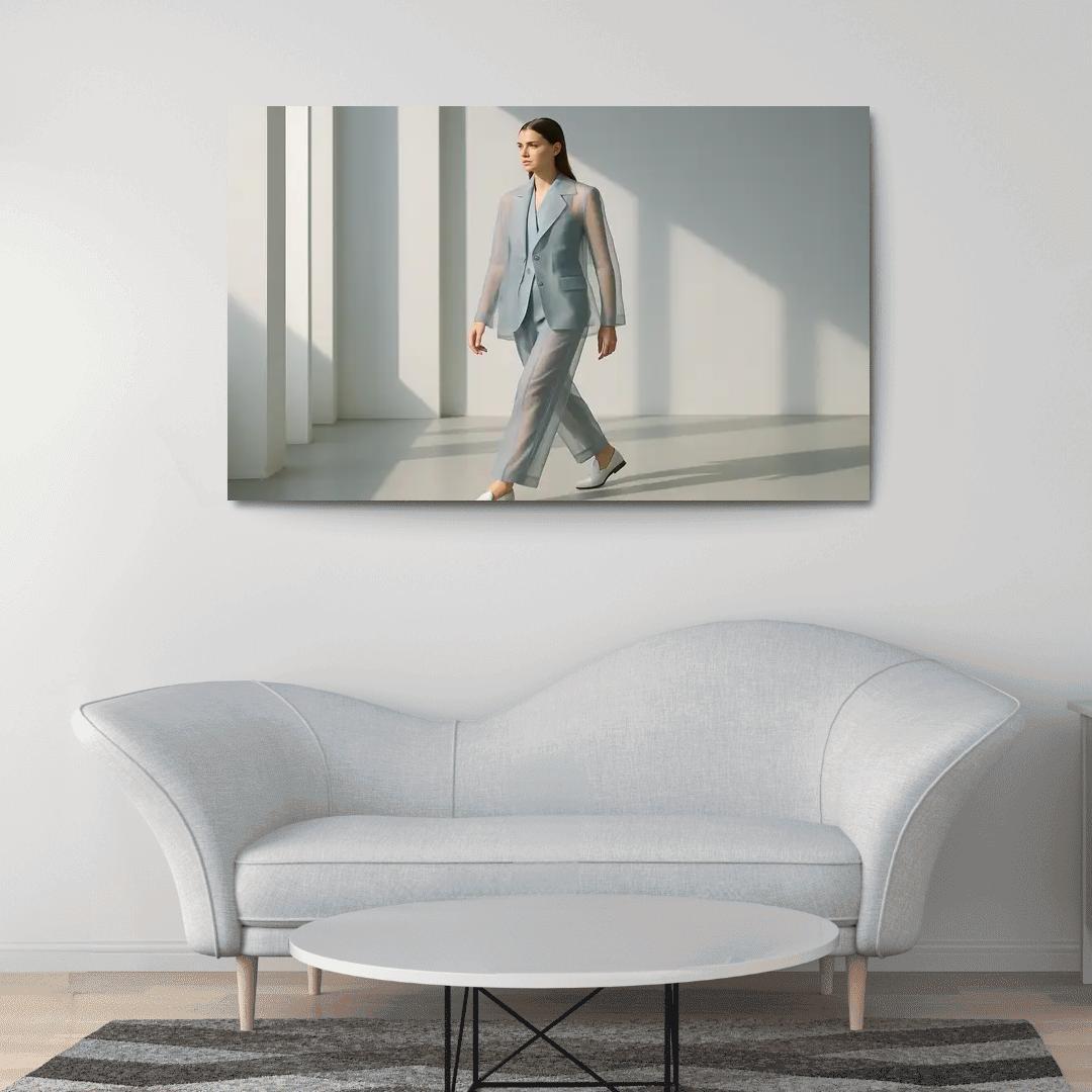 Sheer Layered Tailoring The Modern Airy Suit wall art