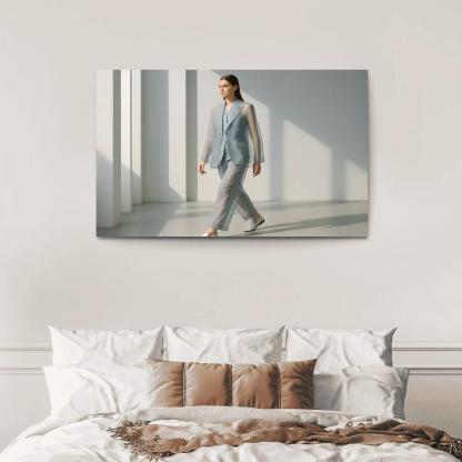 Sheer Layered Tailoring The Modern Airy Suit wall art