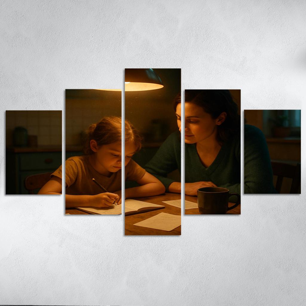 The Kitchen Table Constellations premium artwork frames