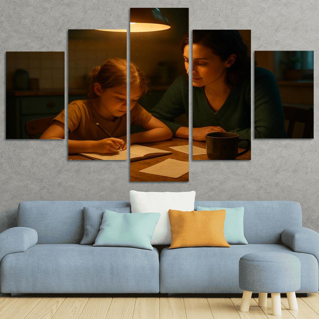 The Kitchen Table Constellations premium artwork frames
