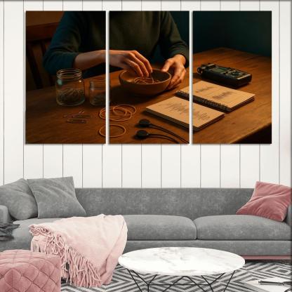 Analog Sound Mapping Create Music From Everyday Objects multi-panel paintings