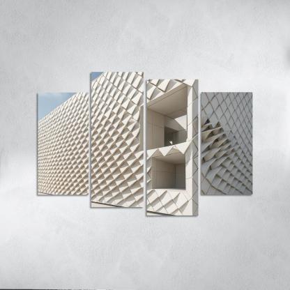 Adaptive Facade Kinetic Ceramic Loom one-piece frames
