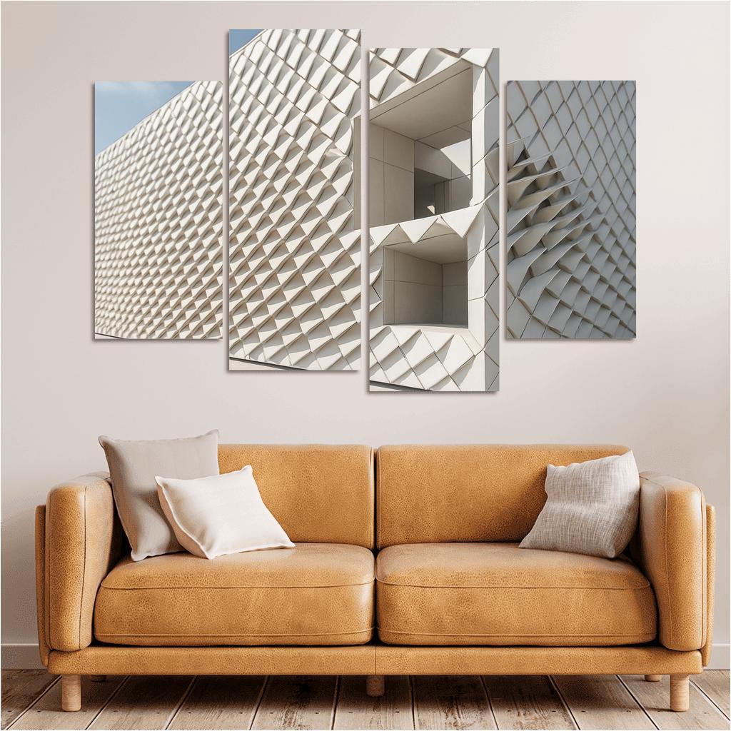 Adaptive Facade Kinetic Ceramic Loom one-piece frames