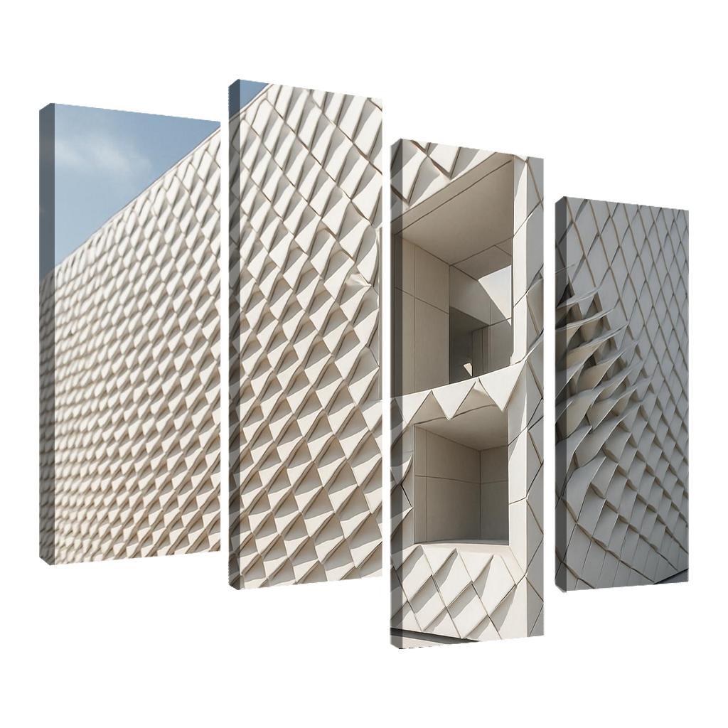 Adaptive Facade Kinetic Ceramic Loom one-piece frames