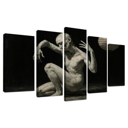 Butoh Reverie The Haunting Minimalism Of Postwar Japan canvas paintings frame