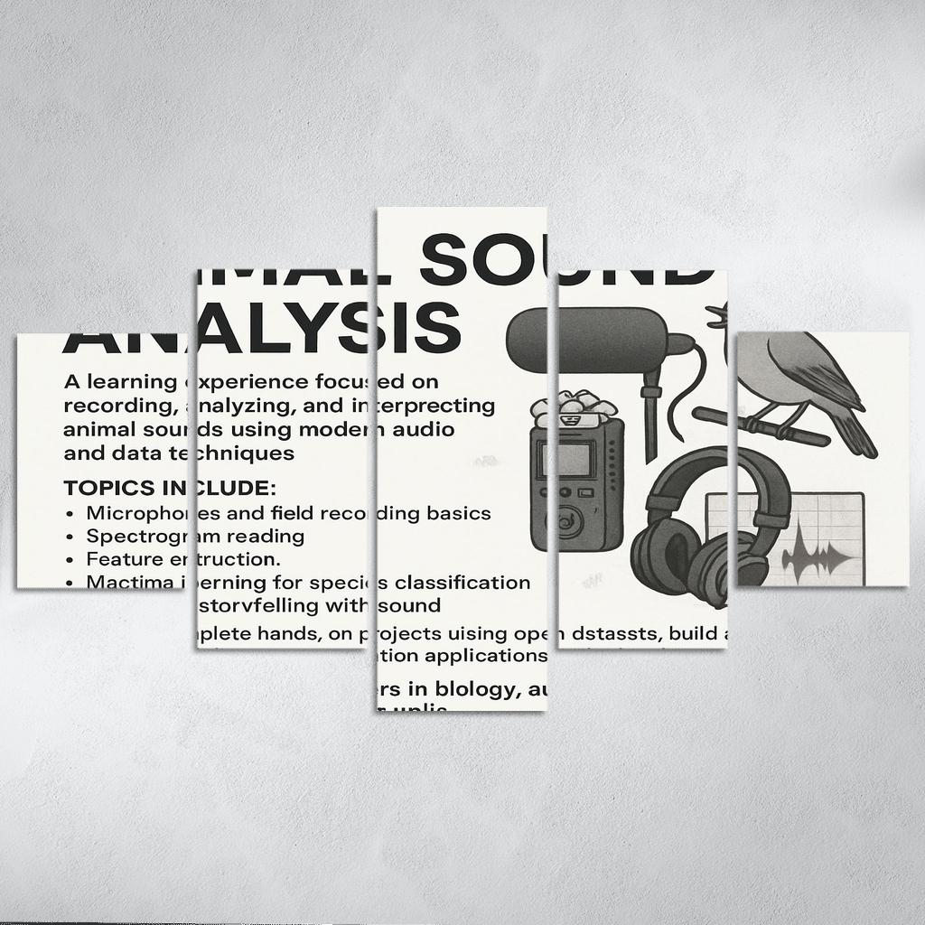 Practical Bioacoustics Listening To Nature With Signal Processing canvas paintings frame