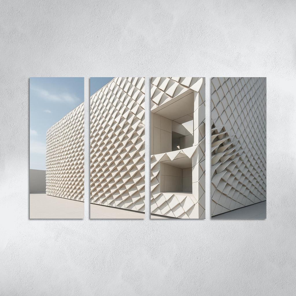 Adaptive Facade Kinetic Ceramic Loom one-piece frames
