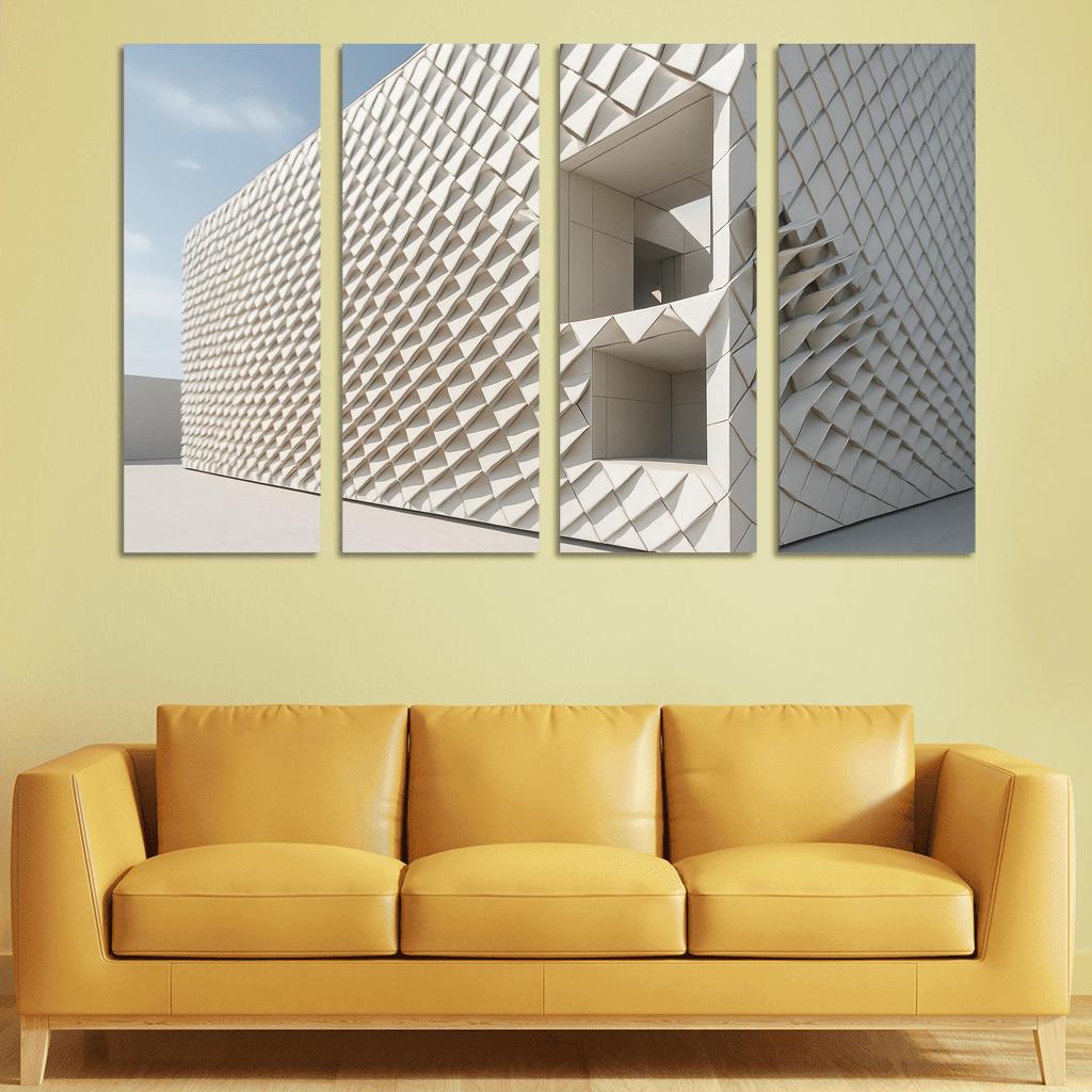 Adaptive Facade Kinetic Ceramic Loom one-piece frames