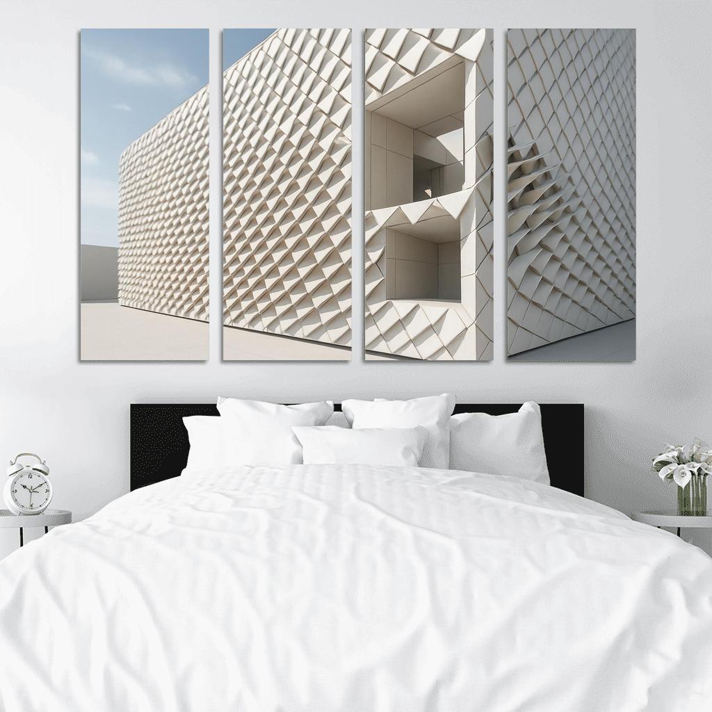 Adaptive Facade Kinetic Ceramic Loom one-piece frames