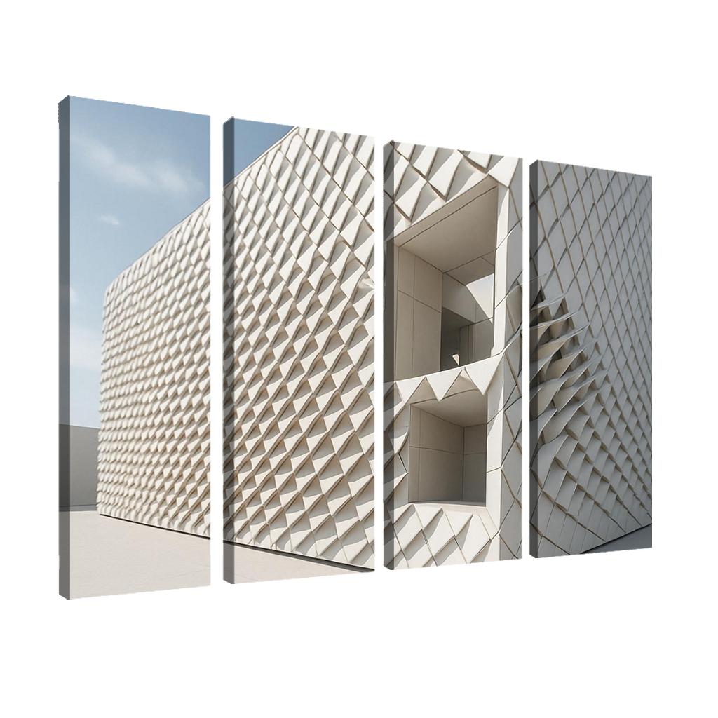 Adaptive Facade Kinetic Ceramic Loom one-piece frames