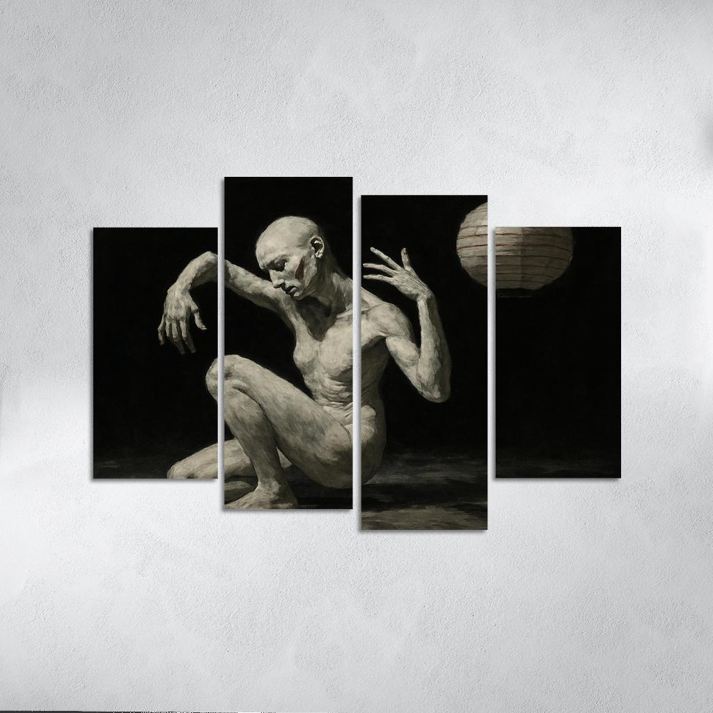 Butoh Reverie The Haunting Minimalism Of Postwar Japan canvas paintings frame