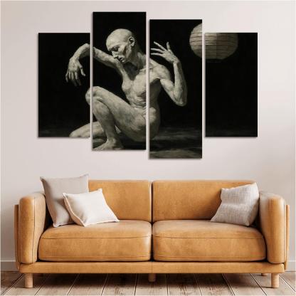 Butoh Reverie The Haunting Minimalism Of Postwar Japan canvas paintings frame