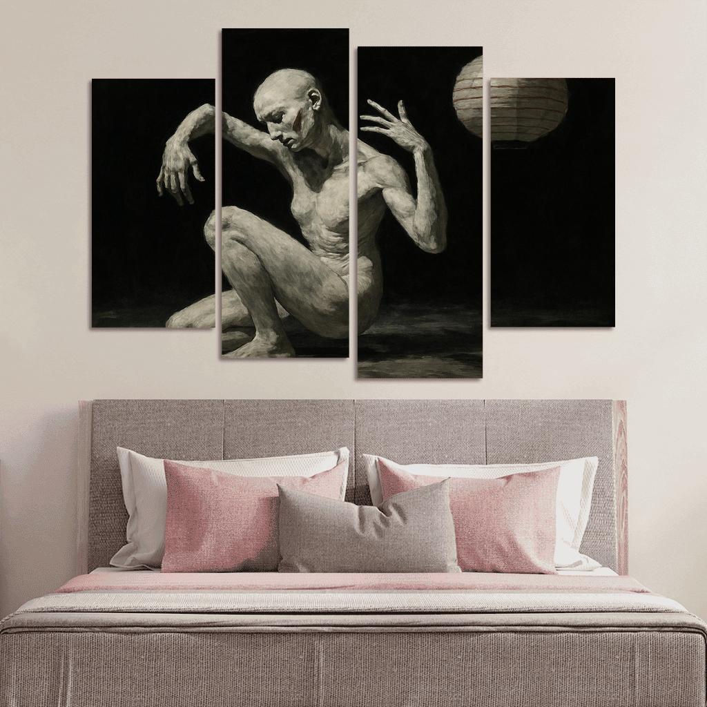 Butoh Reverie The Haunting Minimalism Of Postwar Japan canvas paintings frame