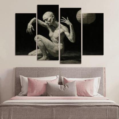 Butoh Reverie The Haunting Minimalism Of Postwar Japan canvas paintings frame