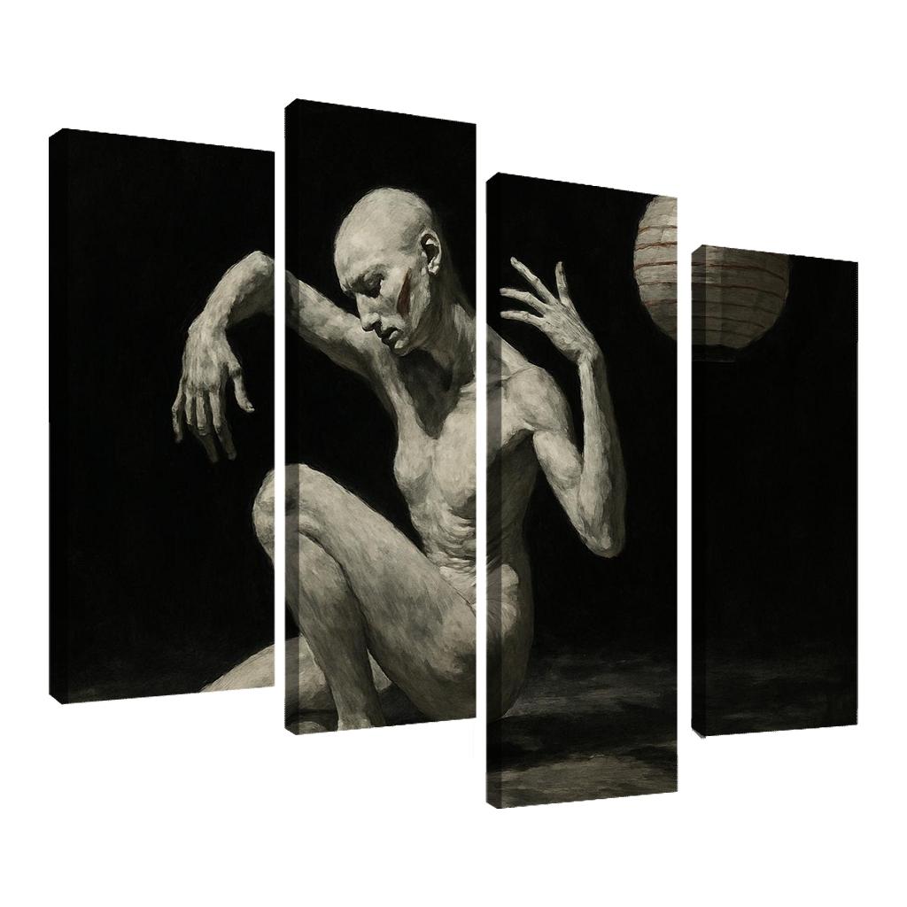 Butoh Reverie The Haunting Minimalism Of Postwar Japan canvas paintings frame