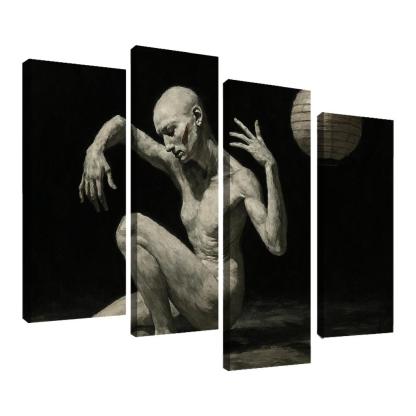 Butoh Reverie The Haunting Minimalism Of Postwar Japan canvas paintings frame