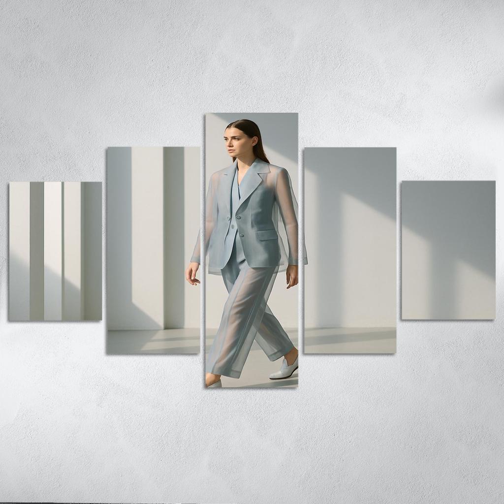 Sheer Layered Tailoring The Modern Airy Suit wall art