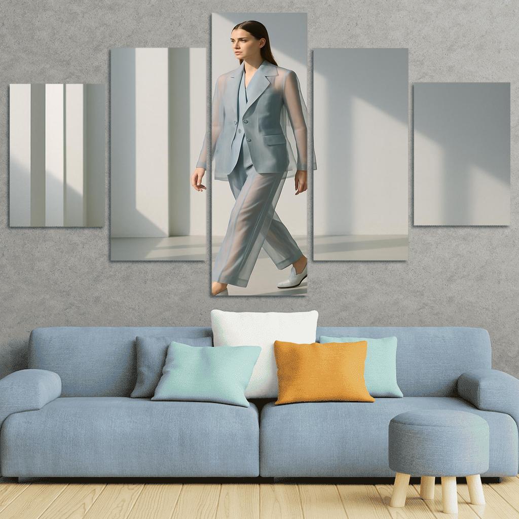 Sheer Layered Tailoring The Modern Airy Suit wall art