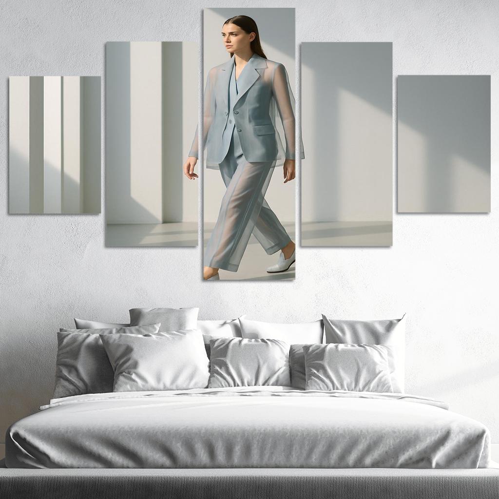 Sheer Layered Tailoring The Modern Airy Suit wall art