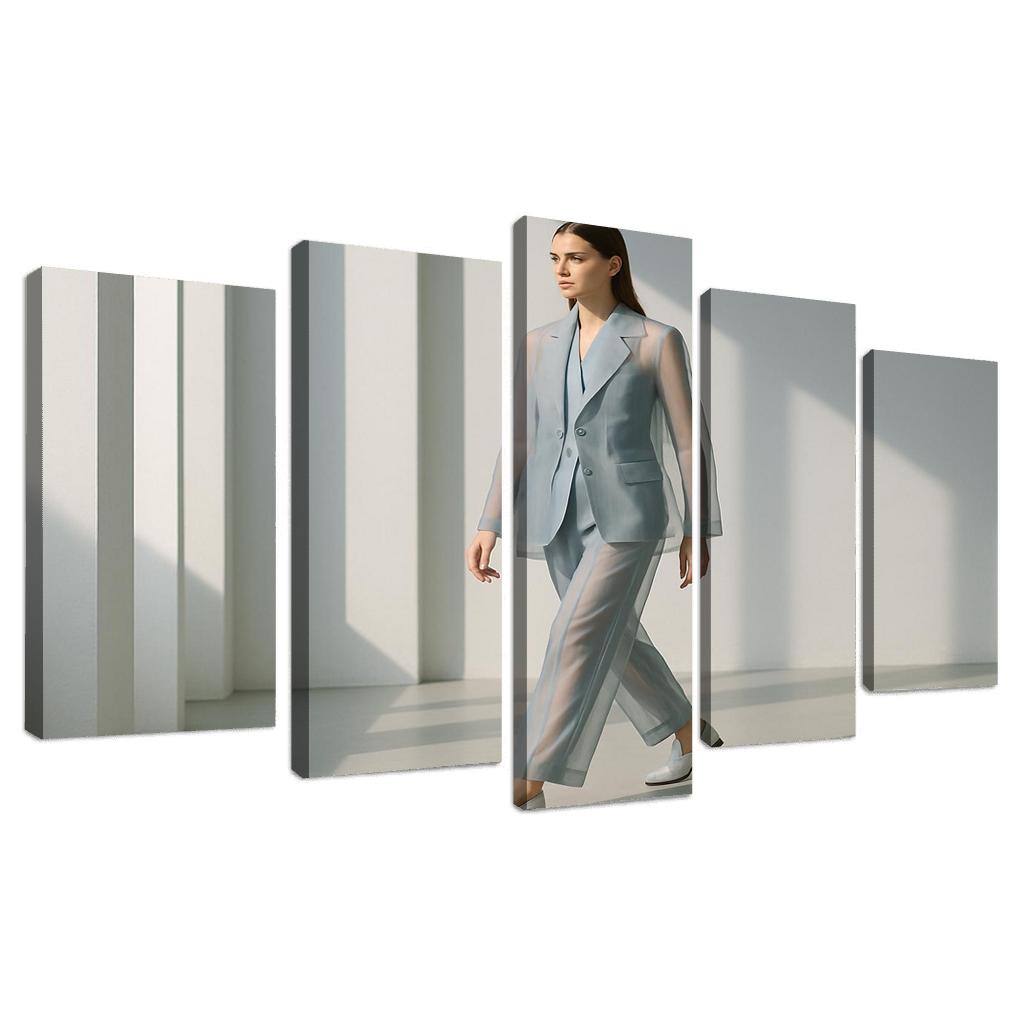 Sheer Layered Tailoring The Modern Airy Suit wall art