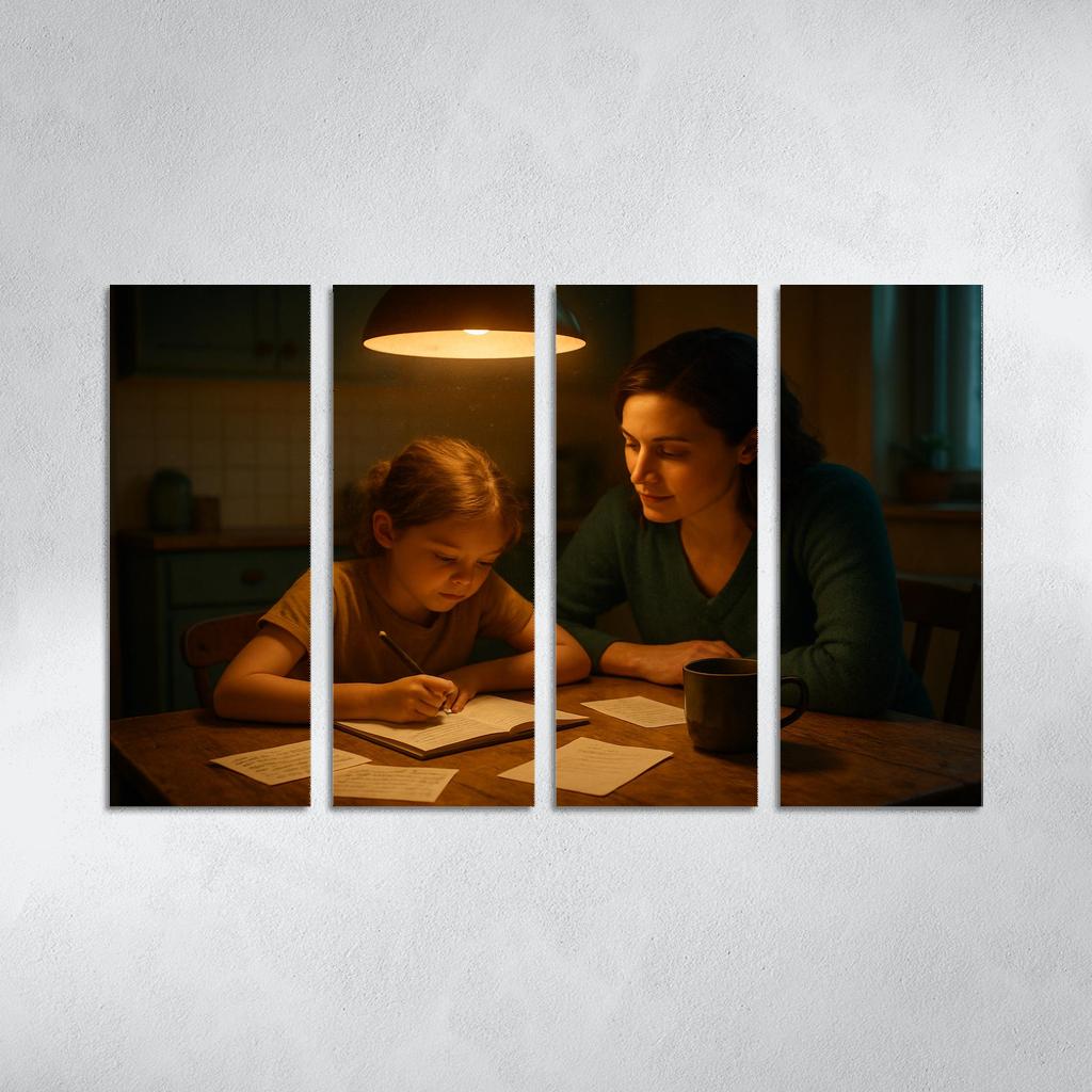 The Kitchen Table Constellations premium artwork frames