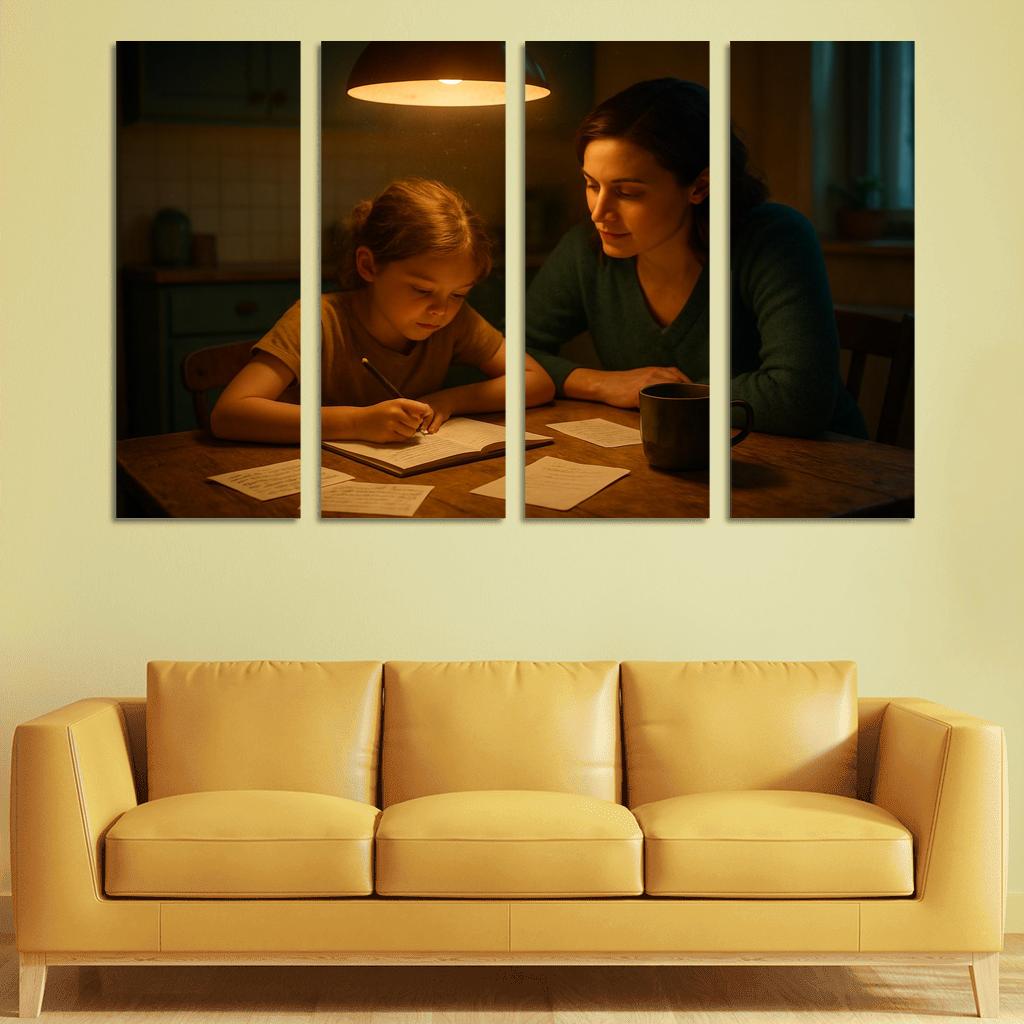 The Kitchen Table Constellations premium artwork frames