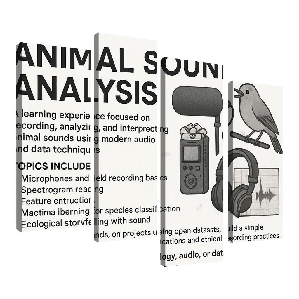 Practical Bioacoustics Listening To Nature With Signal Processing canvas paintings frame