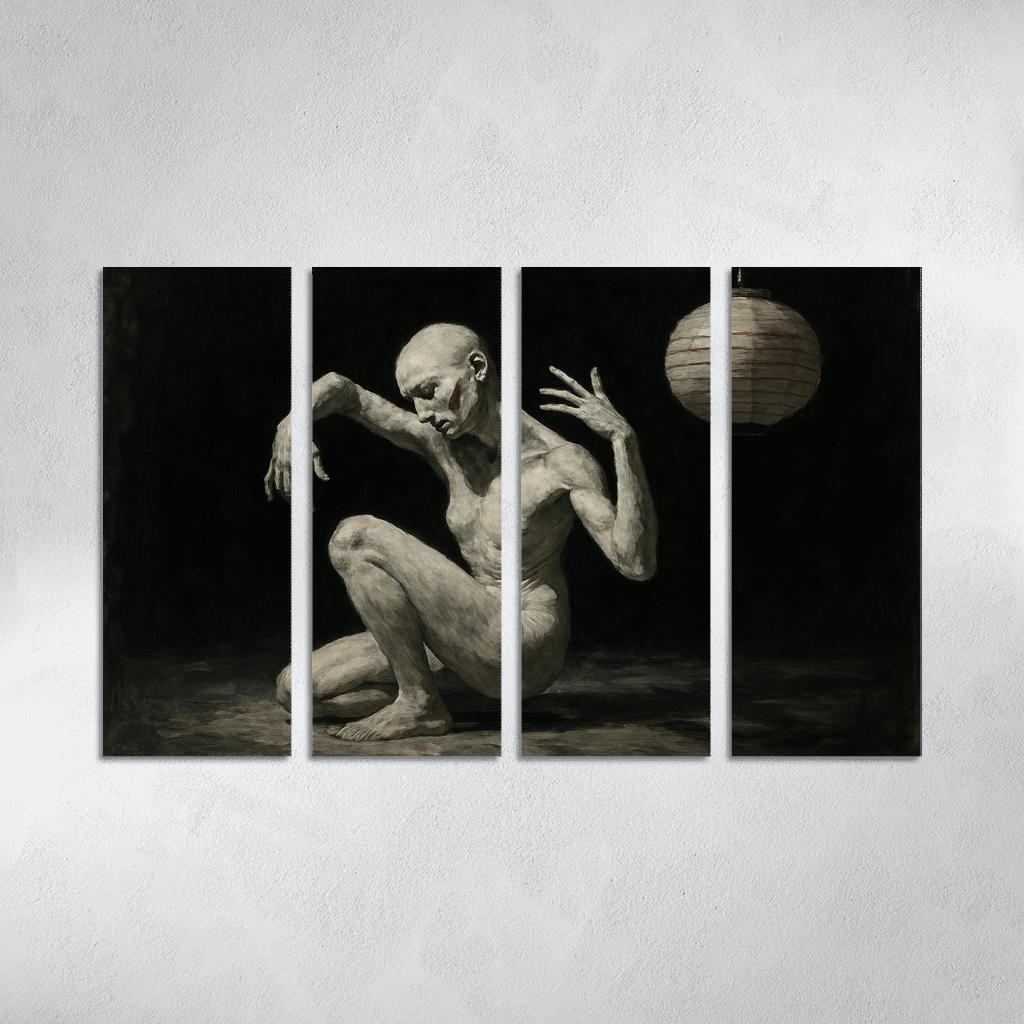 Butoh Reverie The Haunting Minimalism Of Postwar Japan canvas paintings frame