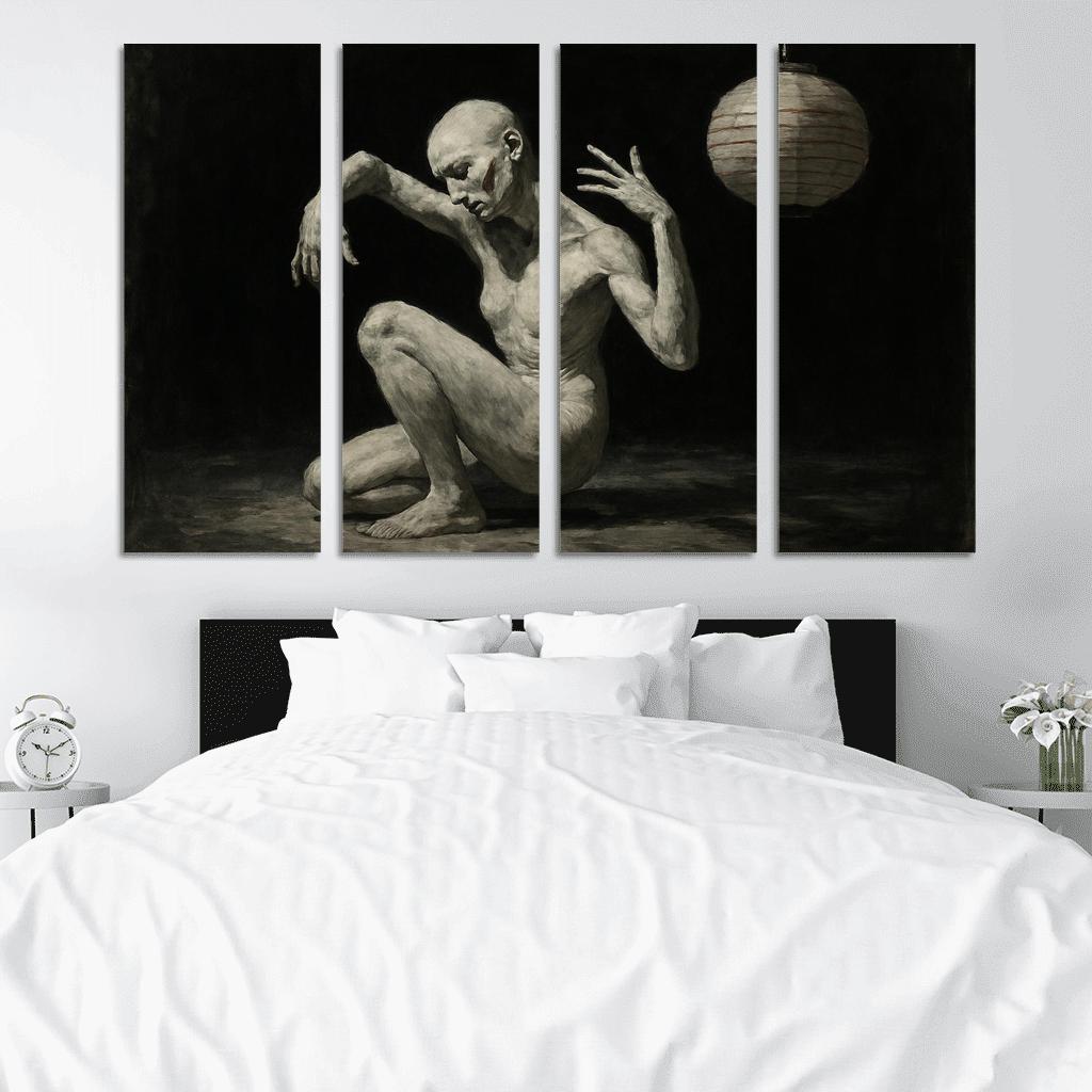 Butoh Reverie The Haunting Minimalism Of Postwar Japan canvas paintings frame