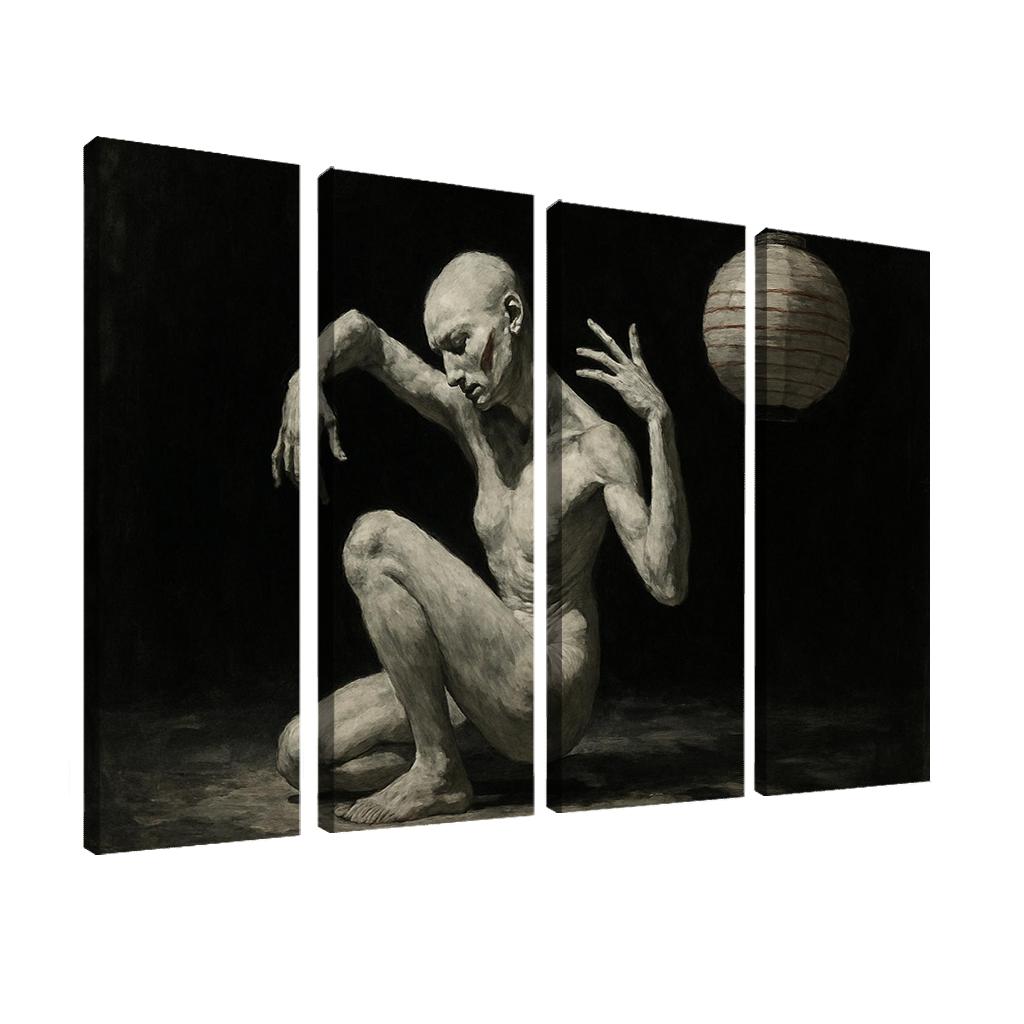 Butoh Reverie The Haunting Minimalism Of Postwar Japan canvas paintings frame